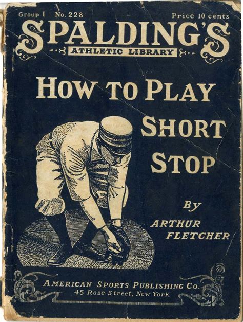 play short stop spaldings athletic library magazine