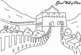 Chinese Colouring sketch template