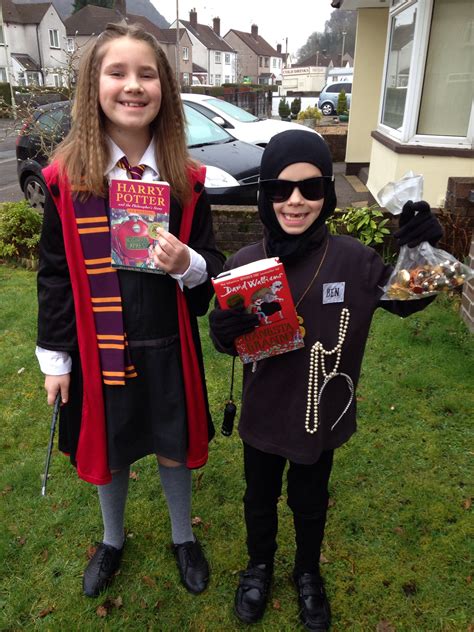 hermione granger and ben from gangsta granny costume for world book day