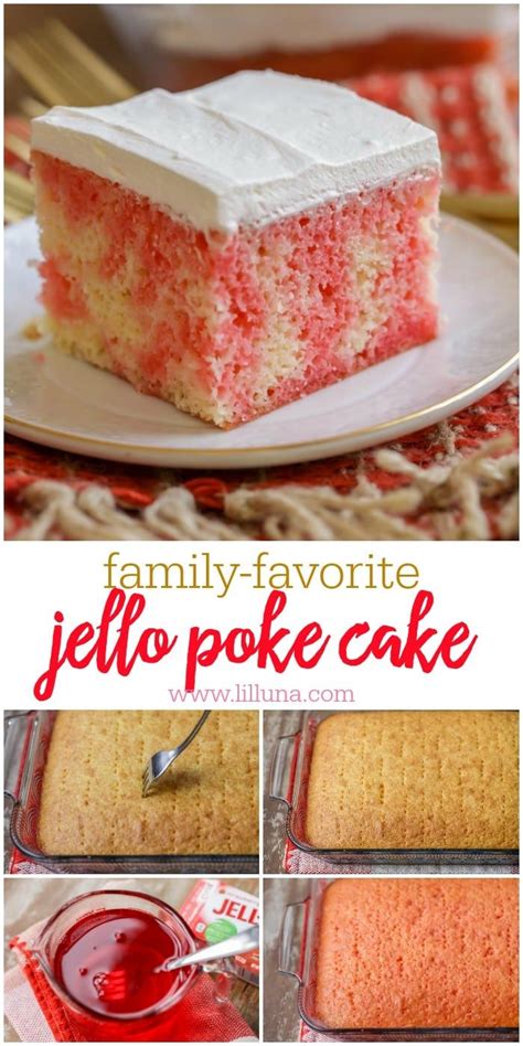 jello poke cake recipe poke cake recipes desserts jello cake recipes