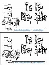 Bitsy Itsy Rhymes Preschool Book Ecdn Emergent sketch template