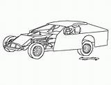 Coloring Modified Indy Coloringhome Racecar Derby sketch template