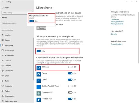manage windows  microphone settings windows central