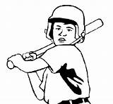 Colorir Batedor Batteur Enfant Battitore Nen Coloriage Dibuix Beisbol Coloritou Dibuixos Desenhos Acolore sketch template