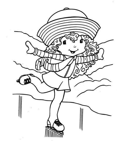 printable strawberry shortcake coloring pages  kids