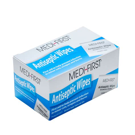 medifirst antiseptic wipes mfasco health safety