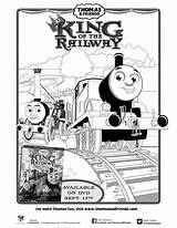 Thomas Coloring Railway King Printable Friends Pages Sheet Train Movie Kids Color Dvd Print Tweet Printables Choose Board Giveaway Sweeps4bloggers sketch template