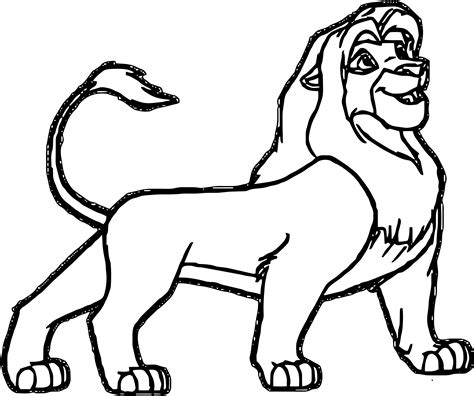 lion coloring page  wecoloringpagecom