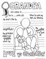 Grandpa Coloring Pages Printable Fathers Grandparents Cutest Gifts Source sketch template