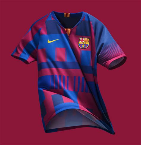 nike fc barcelona    anniversary jersey released footy headlines