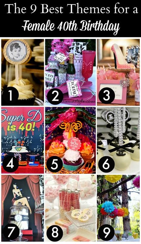 Take A Look At The 12 Best 40th Birthday Themes For Women 40th