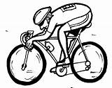 Kleurplaten Kleurplaat Wielrennen Cyclists Coloriages Wielrenner Malvorlagen Bycicles K3 Animaatjes Picgifs Plattelandsleven Polderpret Flevoland sketch template