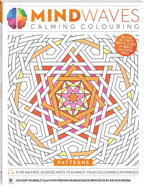 mindwaves calming colouring patterns books adult colouring