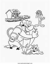 Looney Tunes Toons Coloriages Enfants Bugs Ausmalbilder Ausmalen Trickfilmfiguren Malvorlage Dibujar Loney sketch template