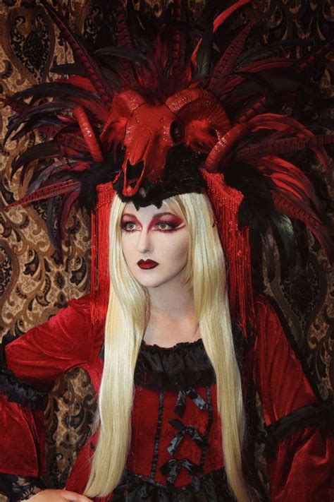 Made To Order Feather Headdress Queen Headdress Vampire