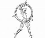 Tira Soulcalibur Coloring Pages Ability sketch template