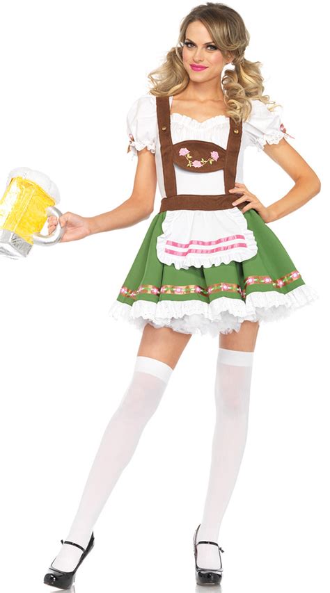 sexy german beer girl costume bar maid bavarian wench fancy dress