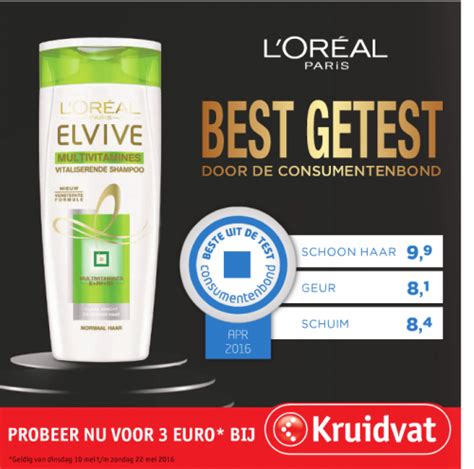 elvive loreal beste getest consumentenbond april  shampoo lidl