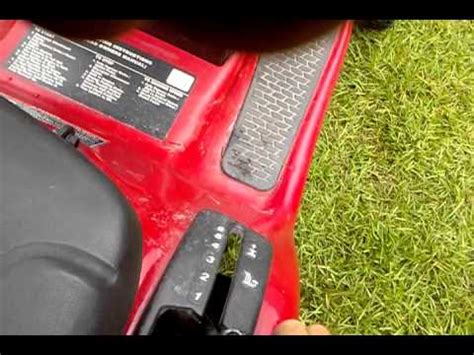 custom lawn tractor shifter youtube