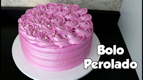 decoraÇÃo bolo perolado com rosetas espatulado com textura bru na cozinha youtube