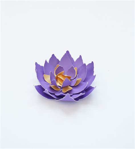 paper lotus flower template