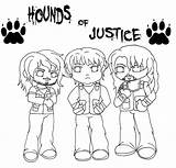 Wwe Shield Coloring Pages Hounds Justice Template sketch template
