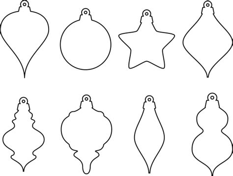 svgs  craft chop christmas ornament template ornament template