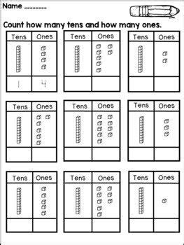 tens   worksheets  kindergarten tens   worksheets