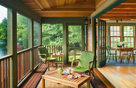 screened  porch plans square kitchen layout