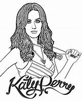 Perry Topcoloringpages Katyperry sketch template