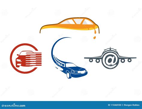 vehicle auto logo template stock photo image