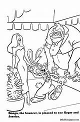 Roger Rabbit Coloring Pages Getcolorings Colorin Printable Color sketch template