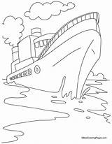 Coloring Ship Pages Cruise Drawing Boat Kids Disney Titanic Ships Speed Printable Para Cargo Shipwreck Drawings Book Container Navio Colorir sketch template