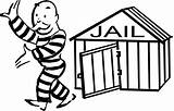 Jail Bail Clipart Prison Clip Bond Adjourn Cartoon Cell County Bonds Draw Money Drawing Card Released Bondsman Man Cliparts Leaving sketch template