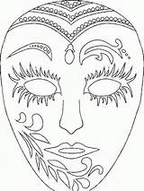 Mardi Gras Coloring Mask Pages Printable Masks Kids Carnival Carnaval Sheets African Face Coloriage Masquerade Masques Adult Print Drama Para sketch template
