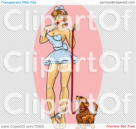 royalty free rf clipart illustration of a surprised sexy pinup woman