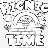 Picnic Picknick Basket Clipartix Family Cliparts Clipartmag Picnics sketch template