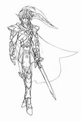 Link Armor Tp Magic Northcastle Guild sketch template