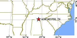 winchester tennessee tn population data races housing economy