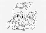 Little Krishna Coloring Drawing Colour Kid Pages Wallpaper Template Radha sketch template