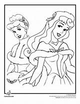 Coloring Disney Pages Princess Printable Christmas Library sketch template