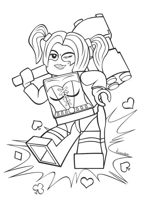 harley quinn coloring pages  grown ups ole