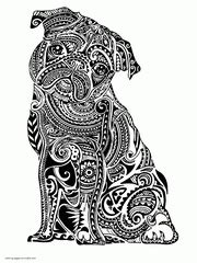 collection adult coloring cute animals printable pages