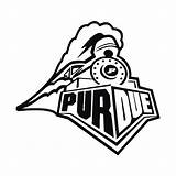 Purdue Logo Train Coloring Pages University Boilermakers Printable Stencils Template Stencil Clipground Laser Choose Board sketch template