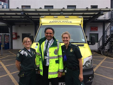 london ambulance services  day   life connecting  patients