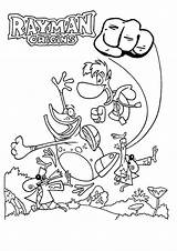 Rayman Colorir Imprimir Ausmalbilder Globox Personagem Zeichen Spiel Raskrasil Colorironline sketch template