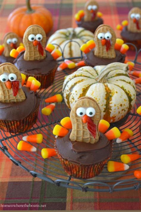 thanksgiving cupcake decorating ideas easy turkey cupcakes for