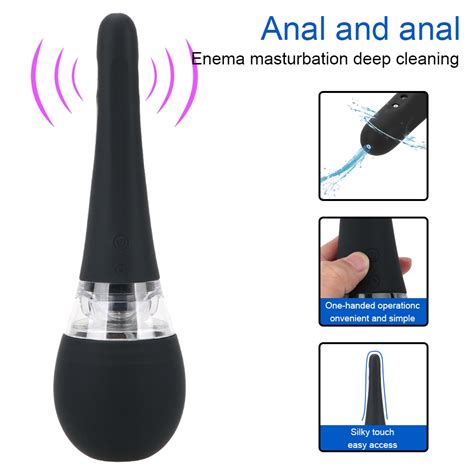 Automatic Anal Cleaner Anal Shower 5 Holes Deep Clean Enema Bulb