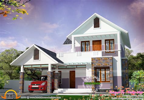 simple modern house   sq ft kerala home design  floor plans