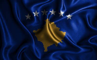 herunterladen hintergrundbild kosovarische flagge